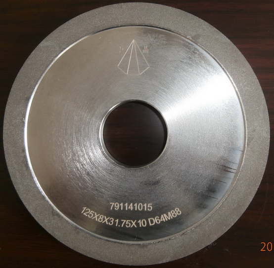 Metal strong slotted grinding wheel